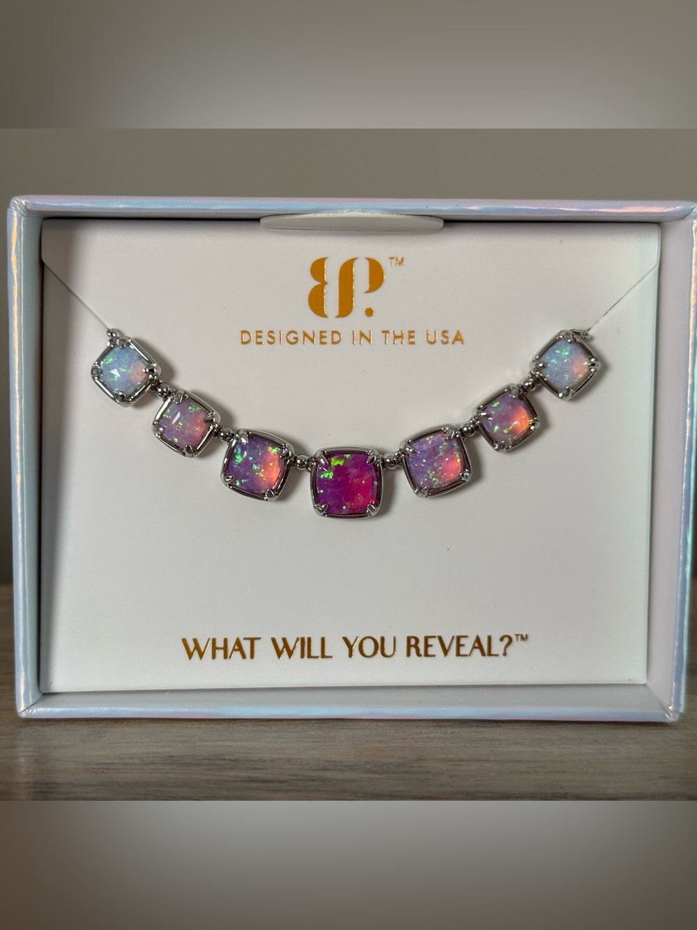 Bomb Party October Necklace “Romanticizing Success” Brand New!!!